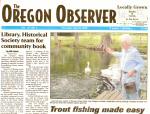 Oregon Observer front page 